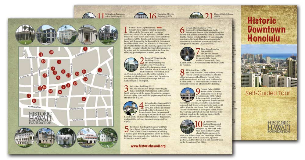 Map Of Downtown Honolulu Historic Downtown Honolulu Map Available For Self-Guided Tours – Historic  Hawaii Foundation