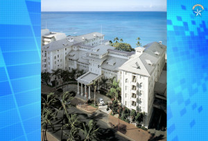 MOANA SURFRIDER, A WESTIN RESORT & SPA A bird’s-eye view of the grand “First Lady of Waikiki,” the Moana hotel. 